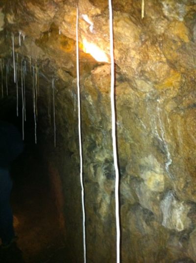 Des stalactites